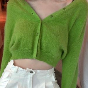 Green Cardigan